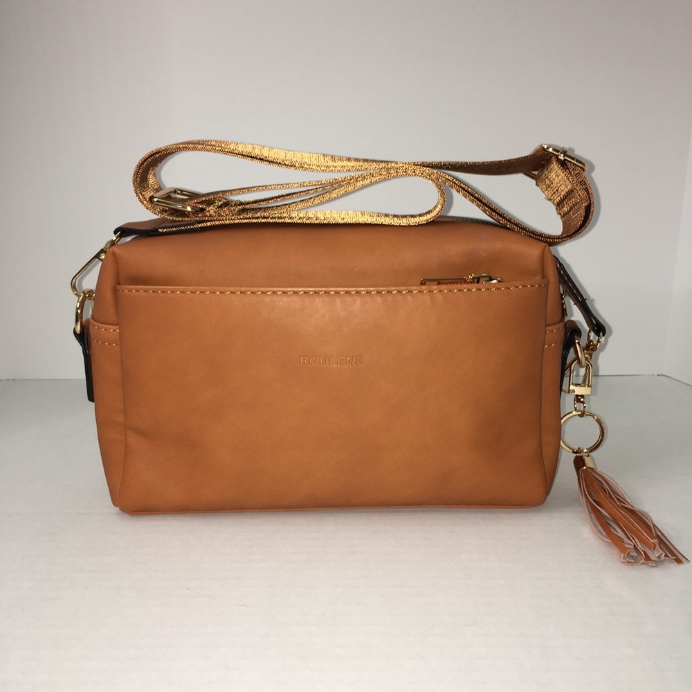 Roulens Faux Leather Crossbody Bag